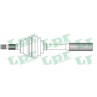 Arbre de transmission LPR DS16027