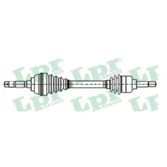 Arbre de transmission LPR DS20199