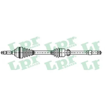 Arbre de transmission LPR OEM a1683603372