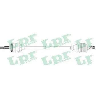 Arbre de transmission LPR DS37047 pour OPEL CORSA 1.4 i - 60cv