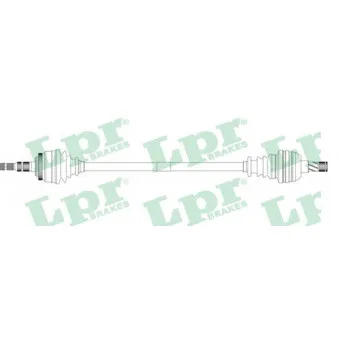 Arbre de transmission LPR DS37088 pour OPEL ASTRA 2.2 16V - 147cv