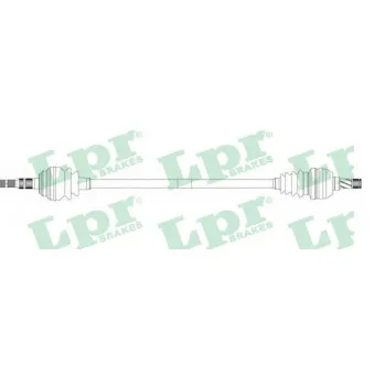 Arbre de transmission LPR DS37096 pour OPEL ASTRA 1.4 16V - 90cv