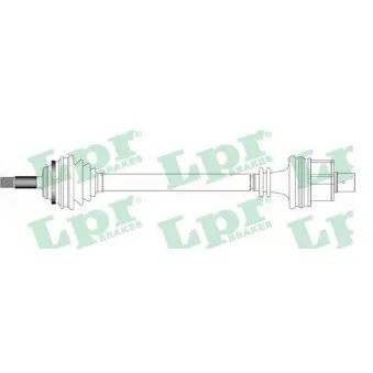 Arbre de transmission LPR DS39053 pour RENAULT CLIO 1.8 16V - 135cv