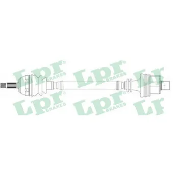 Arbre de transmission LPR DS39072 pour RENAULT LAGUNA 1.8 - 94ch