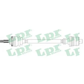 Arbre de transmission LPR DS39141 pour RENAULT CLIO 1.9 D - 54cv