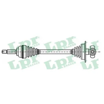 Arbre de transmission LPR OEM 4401720