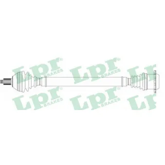 Arbre de transmission LPR DS51127 pour VOLKSWAGEN POLO 1.4 TDI - 75cv