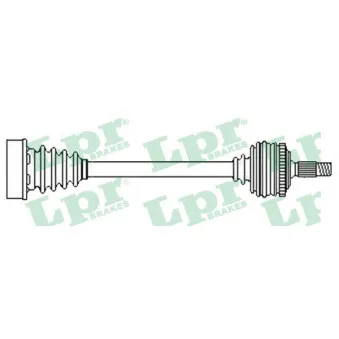 LPR DS52520 - Arbre de transmission