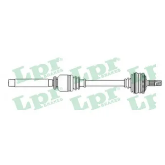 Arbre de transmission LPR OEM 7H0407272BJ