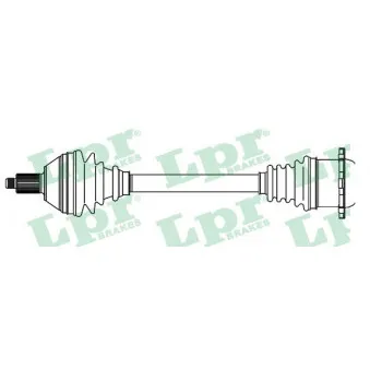 Arbre de transmission LPR OEM 7H0407452AV