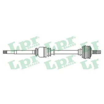 Arbre de transmission LPR OEM A1693704872