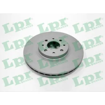 Jeu de 2 disques de frein avant LPR OEM 46765546