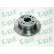 LPR H1007P - Jeu de 2 disques de frein arrière
