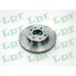 LPR H1211V - Jeu de 2 disques de frein avant