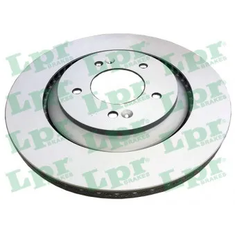 Jeu de 2 disques de frein avant LPR OEM 58411S0500