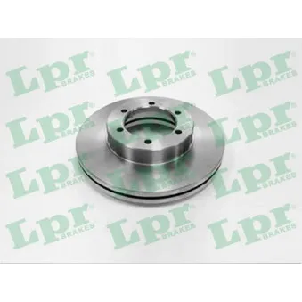 Jeu de 2 disques de frein avant LPR K2006V