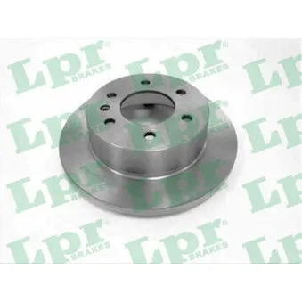 LPR M2043PR - Jeu de 2 disques de frein arrière
