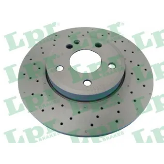 Jeu de 2 disques de frein avant LPR OEM A2464212512