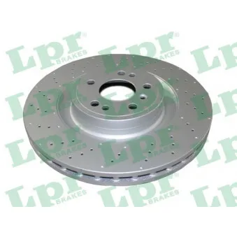 Jeu de 2 disques de frein avant LPR OEM A1664211012