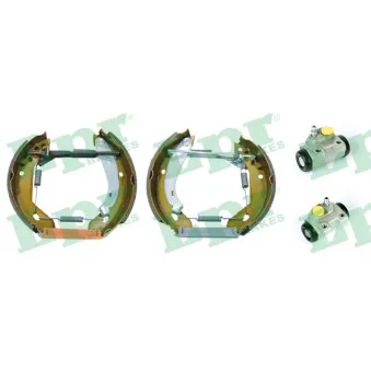 Kit de freins arrière prémontés LPR OEK206
