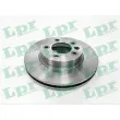 LPR P2010V - Disque de frein avant gauche