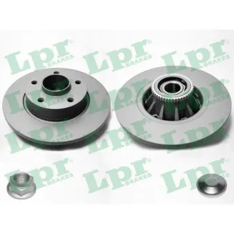 Jeu de 2 disques de frein arrière LPR OEM 4320600QAE