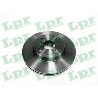LPR T2058V - Jeu de 2 disques de frein avant