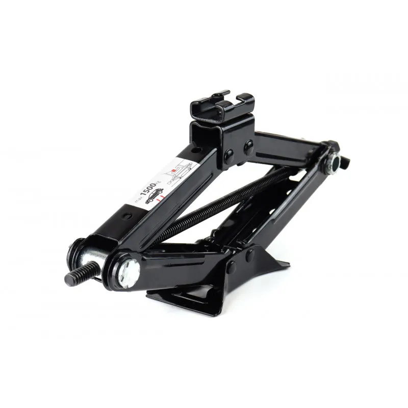 Cric de voiture losange 1.5T + gants AMIO 02478 - Visuel 1