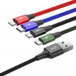 AMIO BAS27848 - Cable USB 1x USB Type C, 2x Lightning, 1x Micro USB 120 cm