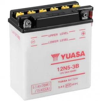 Batterie de démarrage YUASA 12N5-3B pour SUZUKI DR DR 600 S - 45cv