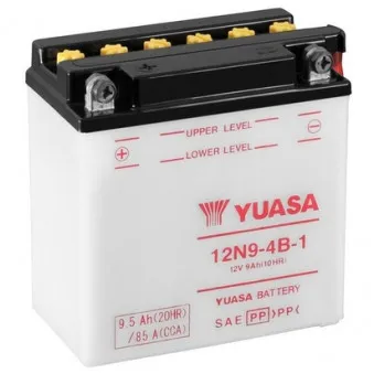 Batterie de démarrage YUASA 12N9-4B-1 pour HONDA CB (CB 1 - CB 500) CB 250 RS - 18cv