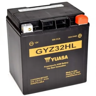 Batterie de démarrage YUASA GYZ32HL pour HARLEY-DAVIDSON STREET GLIDE 1700 Street Glide Special - 87cv