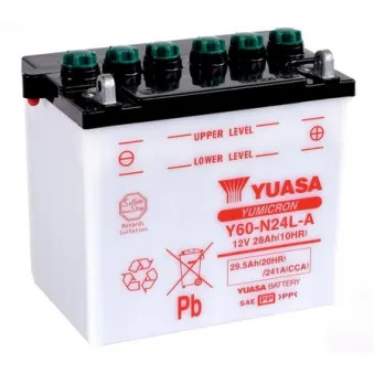 Batterie de démarrage YUASA Y60-N24L-A