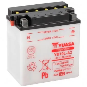 Batterie de démarrage YUASA YB10L-A2 pour KAWASAKI Z (124cc - 899cc) Z 250 - 27cv