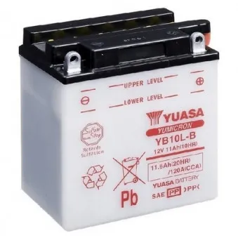 Batterie de démarrage YUASA YB10L-B pour PIAGGIO X9 X9 125 - 15cv