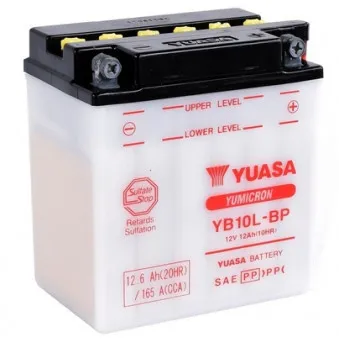 Batterie de démarrage YUASA YB10L-BP pour PIAGGIO BEVERLY Beverly 200 GT - 19cv