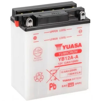 Batterie de démarrage YUASA YB12A-A pour KAWASAKI ZZ-R ZZ-R 600 - 98cv