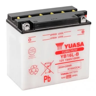 Batterie de démarrage YUASA YB16L-B pour KAWASAKI GPZ GPZ 1100 - 101cv
