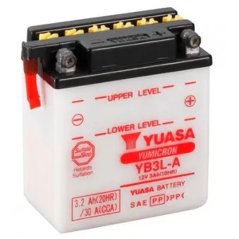 Batterie de démarrage YUASA YB3L-A pour HONDA XL XL 600 R - 27cv