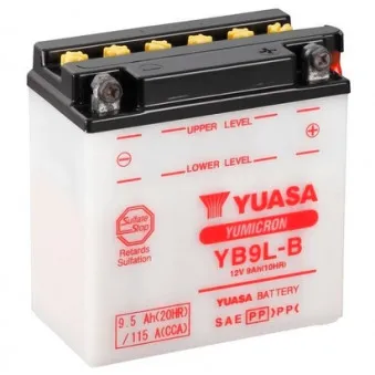 Batterie de démarrage YUASA YB9L-B