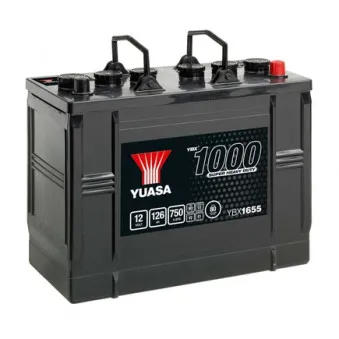 Batterie de démarrage YUASA YBX1655 pour MAN F90 FAN 55,250 - 250cv