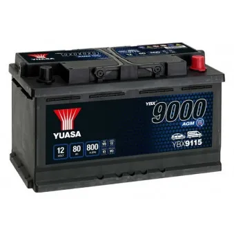 Batterie de démarrage Start & Stop YUASA OEM l9w310655aa