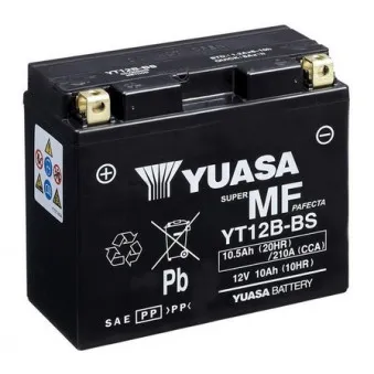 Batterie de démarrage YUASA YT12B-BS pour KAWASAKI NINJA (601cc - ) Ninja ZX-10R - 188cv