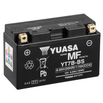 Batterie de démarrage YUASA YT7B-BS pour SUZUKI DR-Z DR-Z 400 SM - 40cv