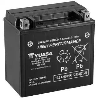 Batterie de démarrage YUASA YTX14H-BS pour KAWASAKI ZZ-R ZZ-R 1400 - 98cv