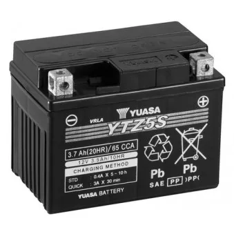 Batterie de démarrage YUASA YTZ5S pour KTM EXC EXC 250 - 18cv