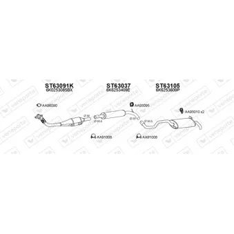 Échappement VENEPORTE 630081