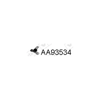 Butée élastique, silencieux VENEPORTE AA93534 pour RENAULT MEGANE 2.0 R.S. - 265cv