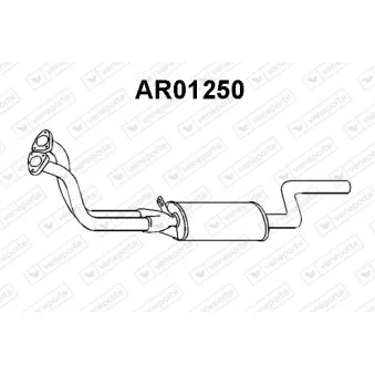 Silencieux avant VENEPORTE [AR01250]