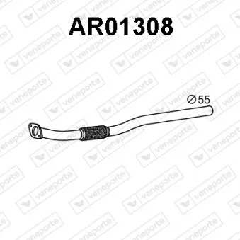 VENEPORTE AR01308 - Tuyau d'échappement
